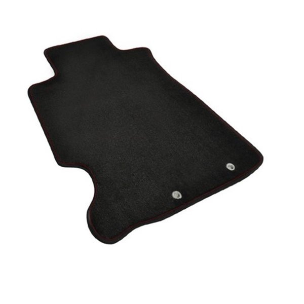 Spec-D Tuning Spec-D Tuning MAT-RSX02-ATW Red Stitches Floor Mat for 02 to 06 Acura RSX; Black - 2 x 22 x 33 in. MAT-RSX02-ATW